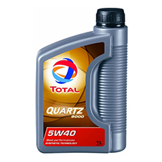 Масло моторное Total Quartz 9000 5W–40 синтетическое, 1 л