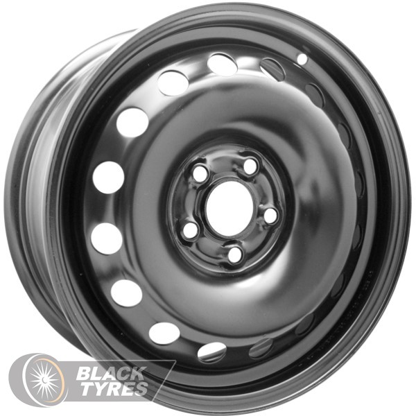 Стальной диск ТЗСК Toyota Corolla 6.5x16/5x114.3 D60.1 ET45, Черные