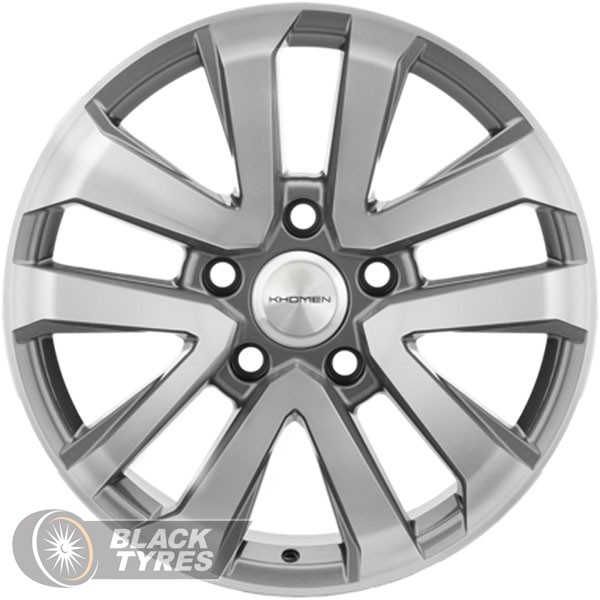 Литой диск Khomen Wheels KHW1203 8.5x20/5x150 D110.1 ET58, Серые