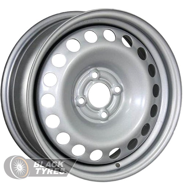 Стальной диск EuroDisk 64B35B ED 6x15/4x98 D58.6 ET35, Серебристые